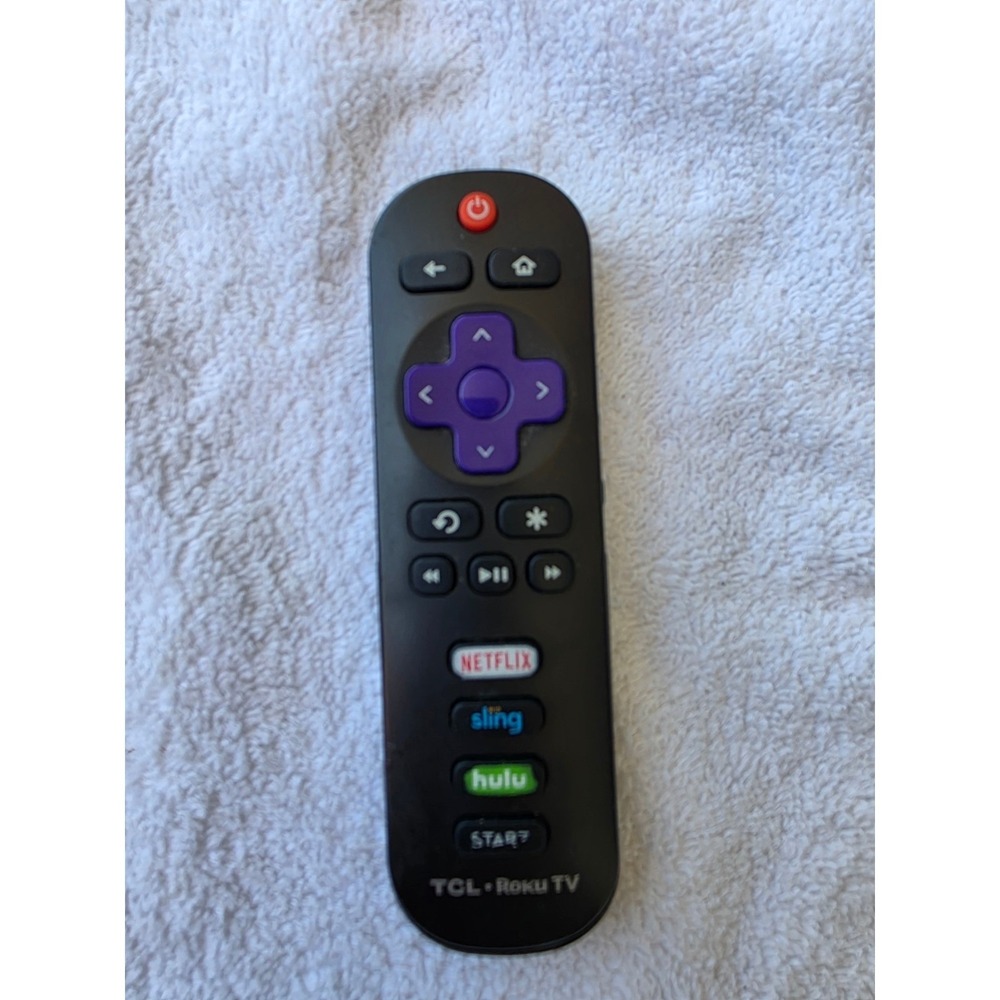 TCL Roku TV Remote Control with Netflix Sling Hulu Starz Shortcut Buttons K3